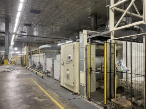 Линия по производству нетканых игло-пробивных материалов